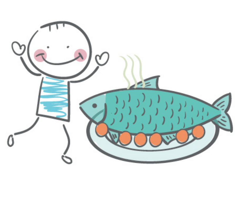 il pesce: amico dei bambini