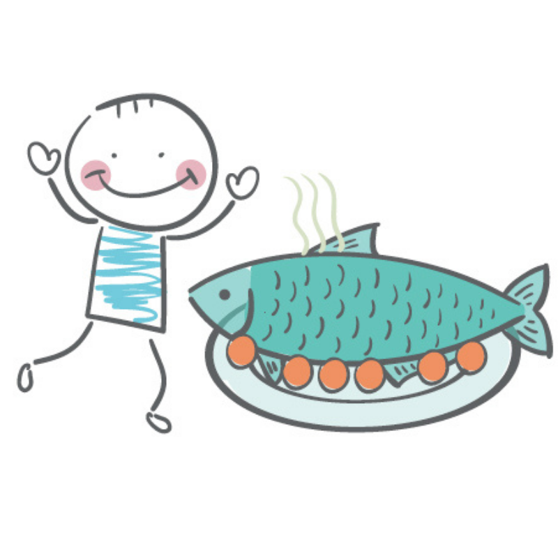pesce e bambini